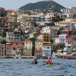 Parga, Epirus, Stip-yaks zeekajaktocht Corfu